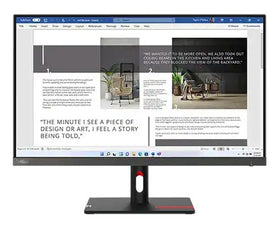 LENOVO ThinkVison S27i-30 27inch FHD WLED IPS Monitor VGA,HDMIx2,Tilt,VESA